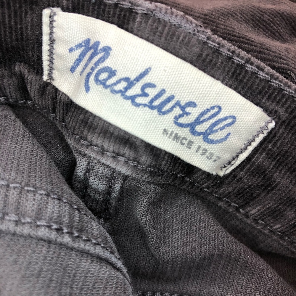 Madewell Corduroy Skinny Brown Jeans - Picture 7 of 8